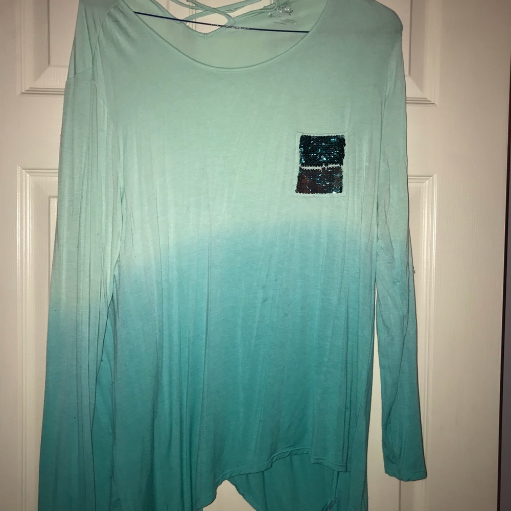 Justice ombré long sleeve